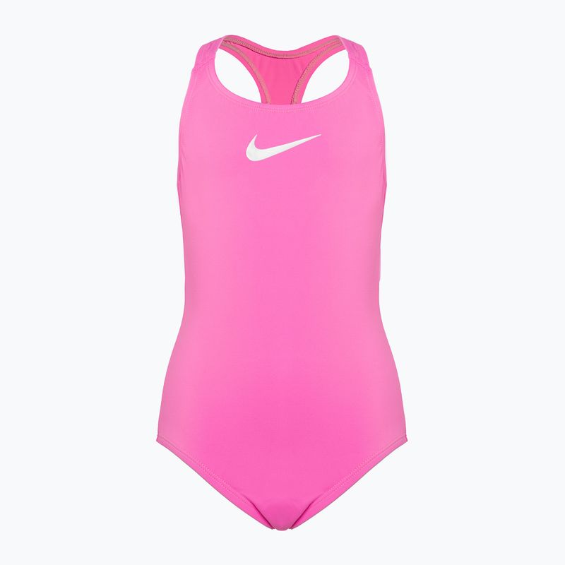 Costum de baie o piesă pentru copii Nike Essential Racerback roz NESSB711-670