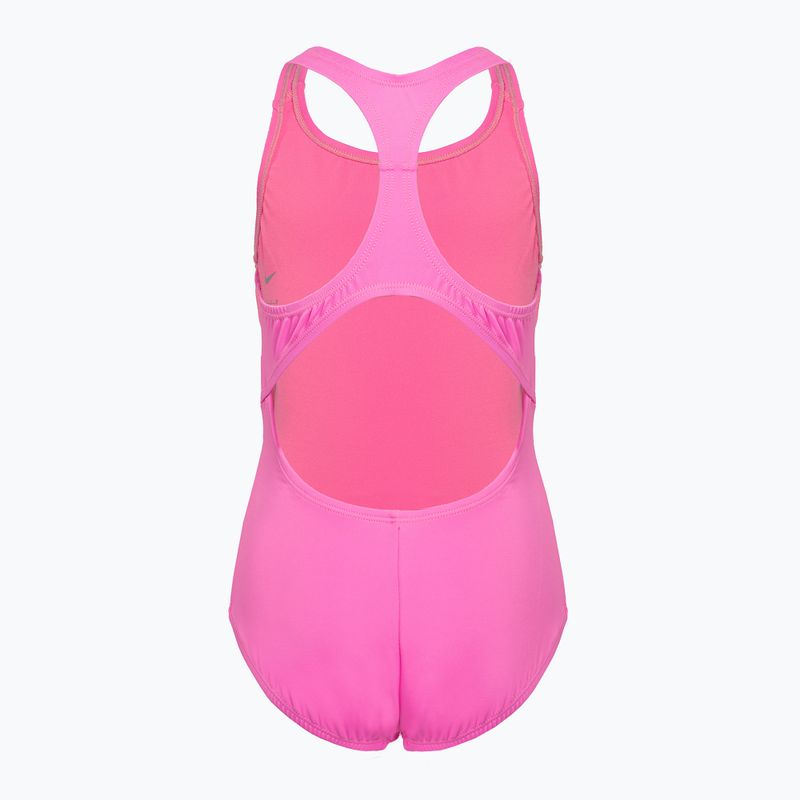 Costum de baie o piesă pentru copii Nike Essential Racerback roz NESSB711-670 2