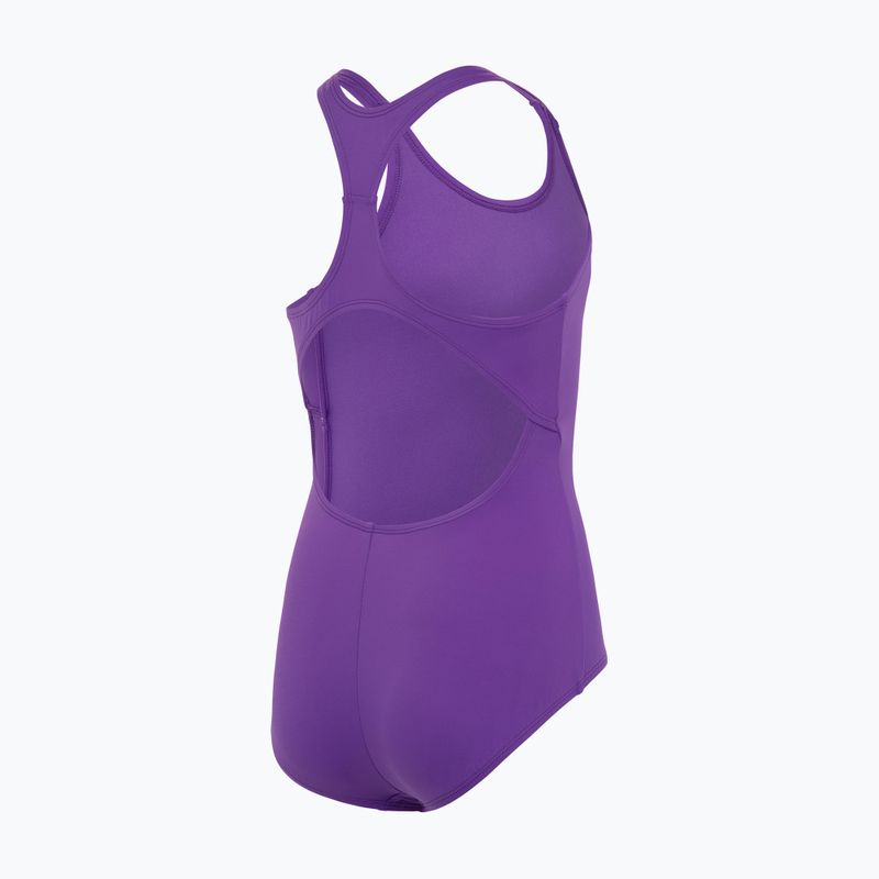 Costum de baie întreg pentru copii Nike Essential Racerback bold berry pentru copii 5