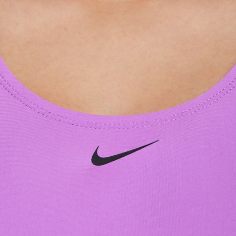 Costum de baie o piesă pentru femei Nike Logo Tape Fastback fuchsia dream 8