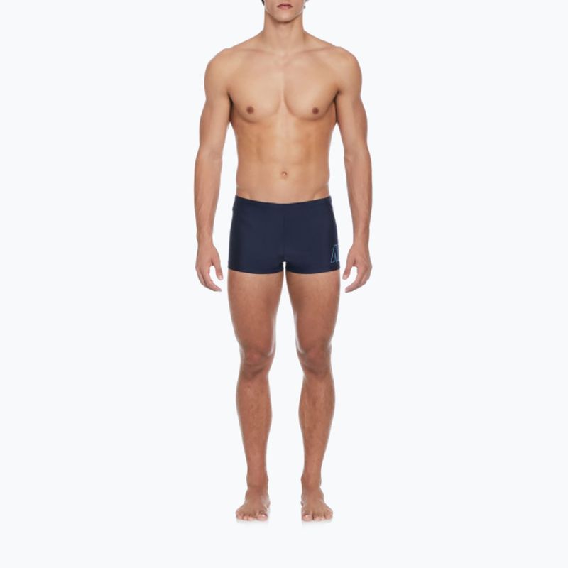 Pantaloni scurți de baie bărbați Nike Logo Square midnight navy 10