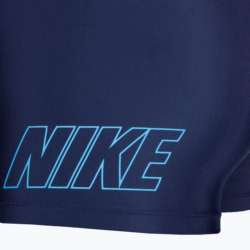 Pantaloni scurți de baie bărbați Nike Logo Square midnight navy 4