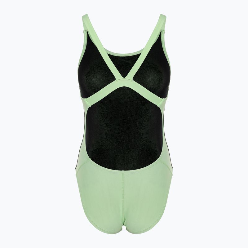 Costum de baie dintr-o bucată pentru femei Nike Logo Tape Fastback vapor green 2