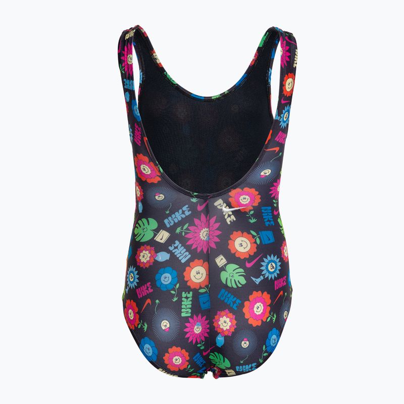 Costum de baie dintr-o bucată Nike Garden Party U-Back black 2