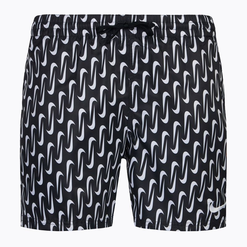 Pantaloni scurți de înot pentru bărbați Nike Swoosh Link 5" Volley black