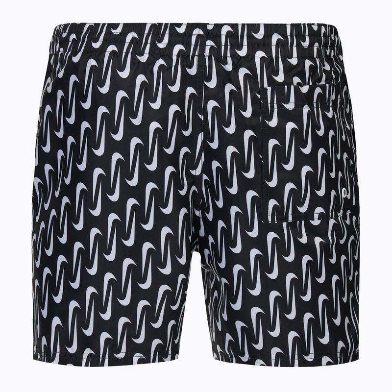 Pantaloni scurți de înot pentru bărbați Nike Swoosh Link 5" Volley black 2