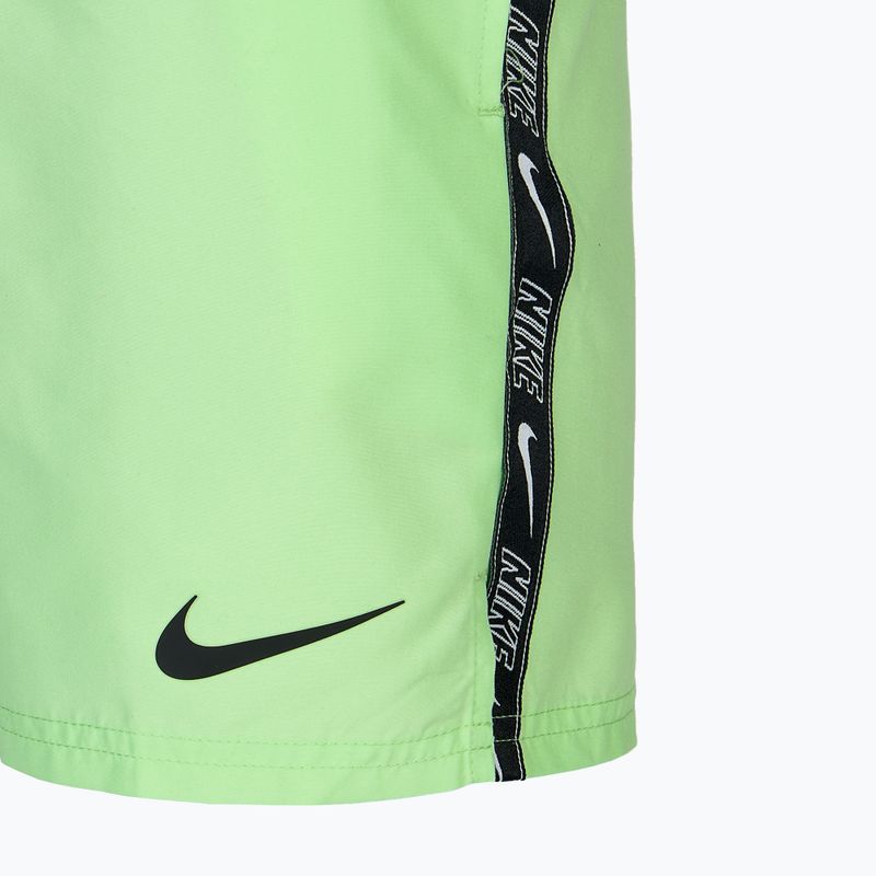 Pantaloni scurți de înot pentru bărbați Nike Logo Tape 5" Volley vapor green 3