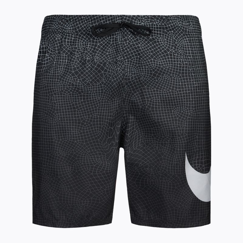 Pantaloni scurți de înot pentru bărbați Nike Grid Swoosh Breaker 9" Volley black