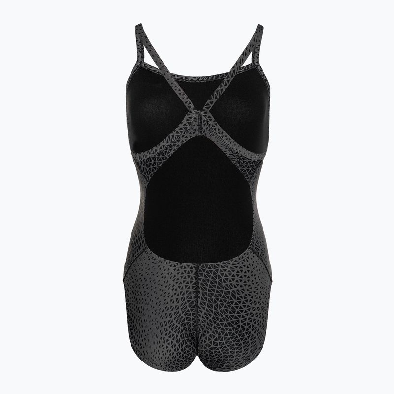 Costum de baie dintr-o bucată pentru femei Nike Hydrastrong Delta Racerback black 2