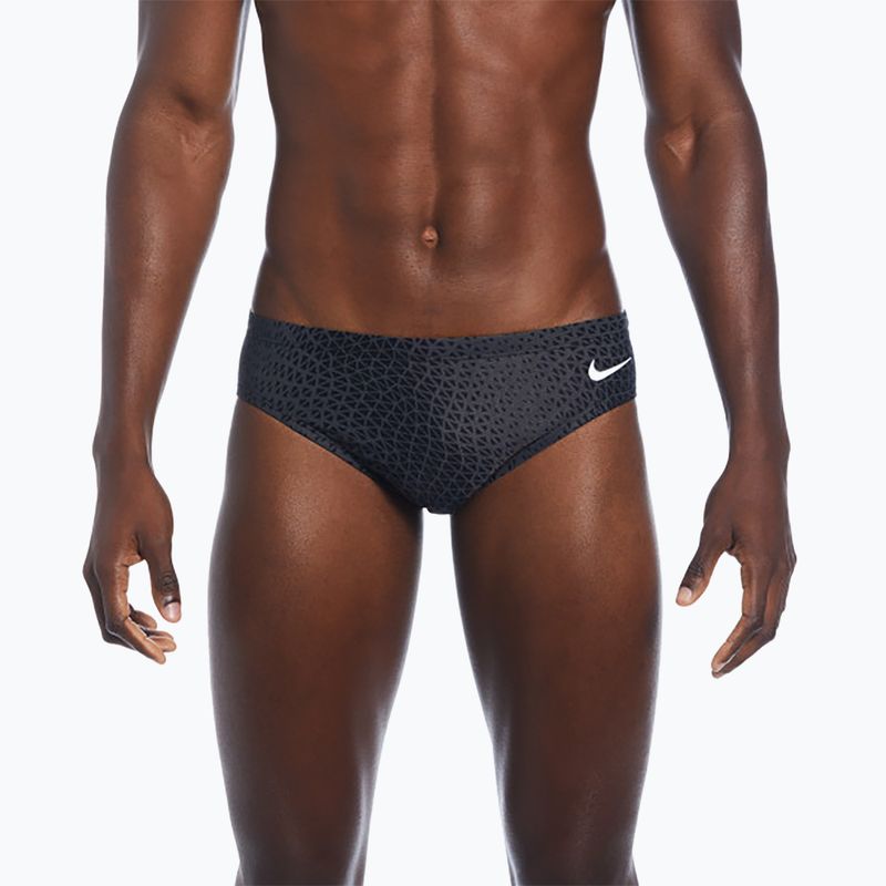 Slip de baie pentru bărbați Nike Hydrastrong Delta Brief black