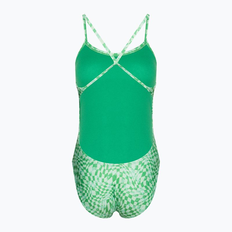 Costum de baie dintr-o bucată pentru femei Nike Hydrastrong Cutout green shock 2