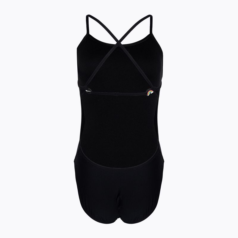 Costum de baie dintr-o bucată pentru femei Nike Hydrastrong Adjustable Crossback black 2
