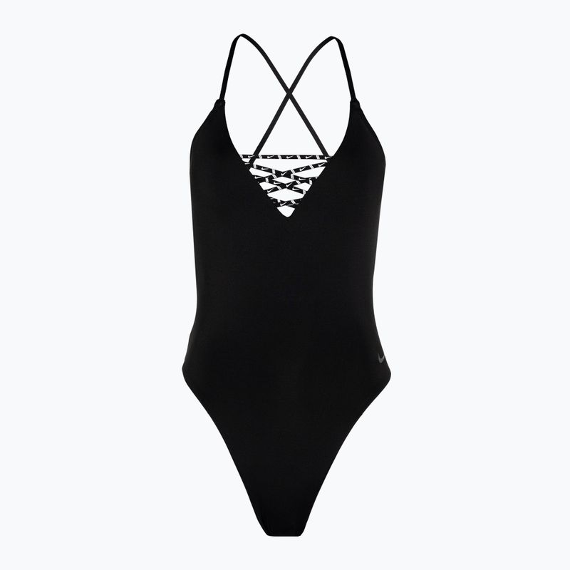 Costum de baie dintr-o bucată pentru femei Nike Sneakerkini 2.0 Croccback black
