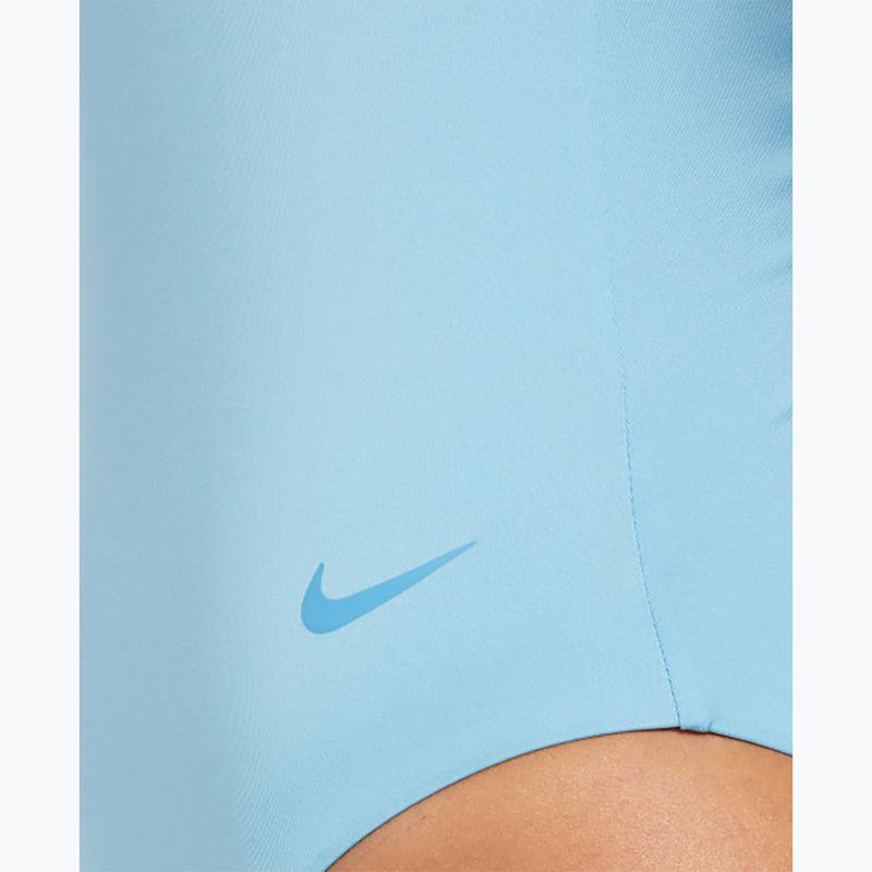 Costum de baie dintr-o piesă pentru femei Nike Sneakerkini 2.0 Croccback aquarius blue/scuba blue 5