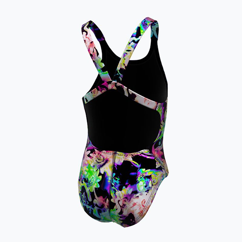 Costum de baie dintr-o piesă pentru copii Nike Hydrastrong Multi Print Fastback rainbow 2