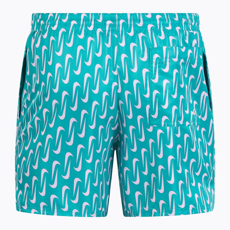Pantaloni scurți de înot pentru bărbați Nike Swoosh Link 5" Volley dusty cactus 2