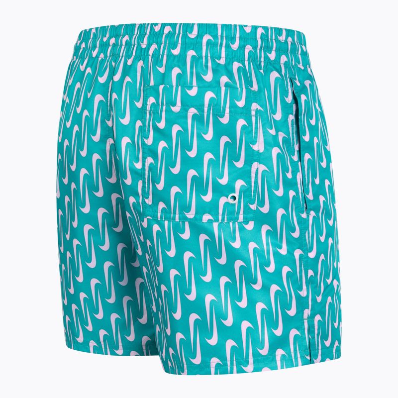 Pantaloni scurți de înot pentru bărbați Nike Swoosh Link 5" Volley dusty cactus 3