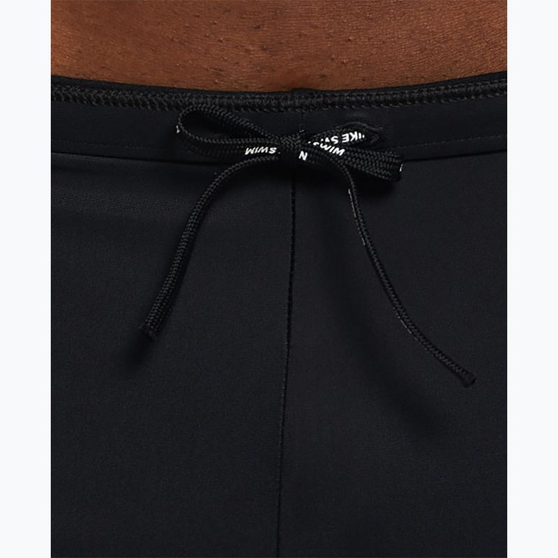 Boxeri de baie pentru bărbați Nike Tossed Swoosh Square Leg black 5