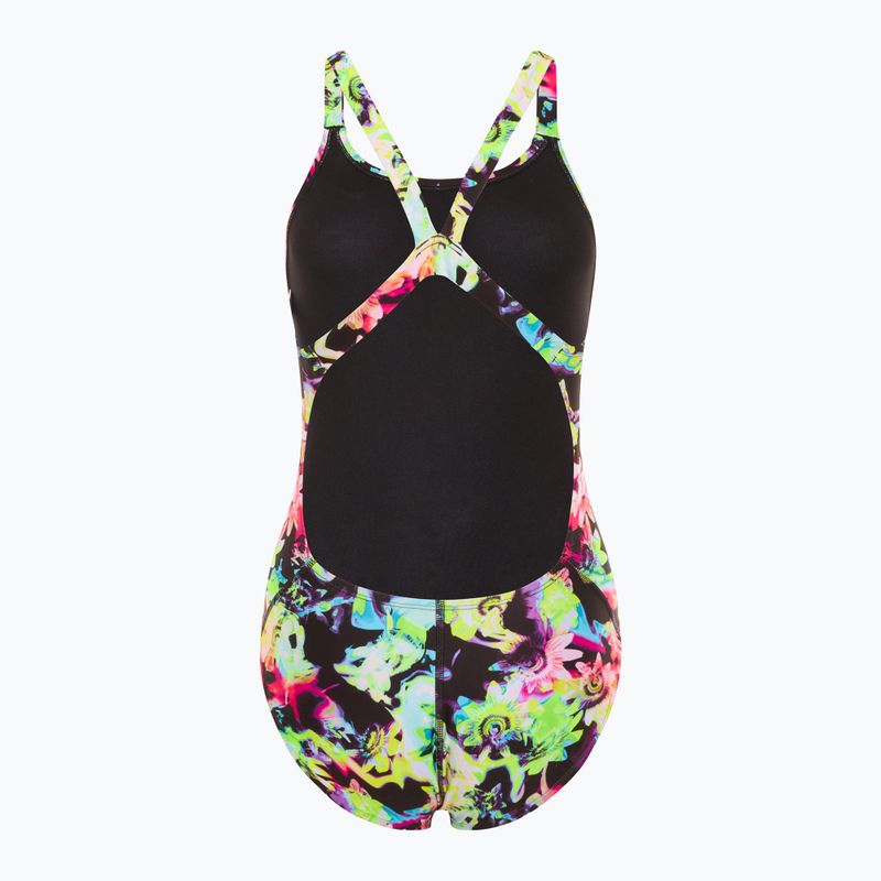 Costum de baie dintr-o piesă pentru femei Nike Hydrastrong Multi Print Fastback rainbow 2