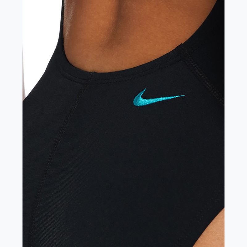 Costum de baie dintr-o piesă pentru femei Nike Hydrastrong 3D Swoosh Fastback black 5