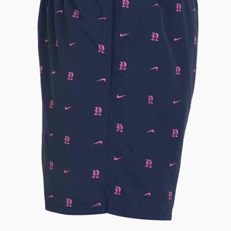 Șort de înot pentru bărbați Nike Luxe Letter 7" Volley midnight navy 3