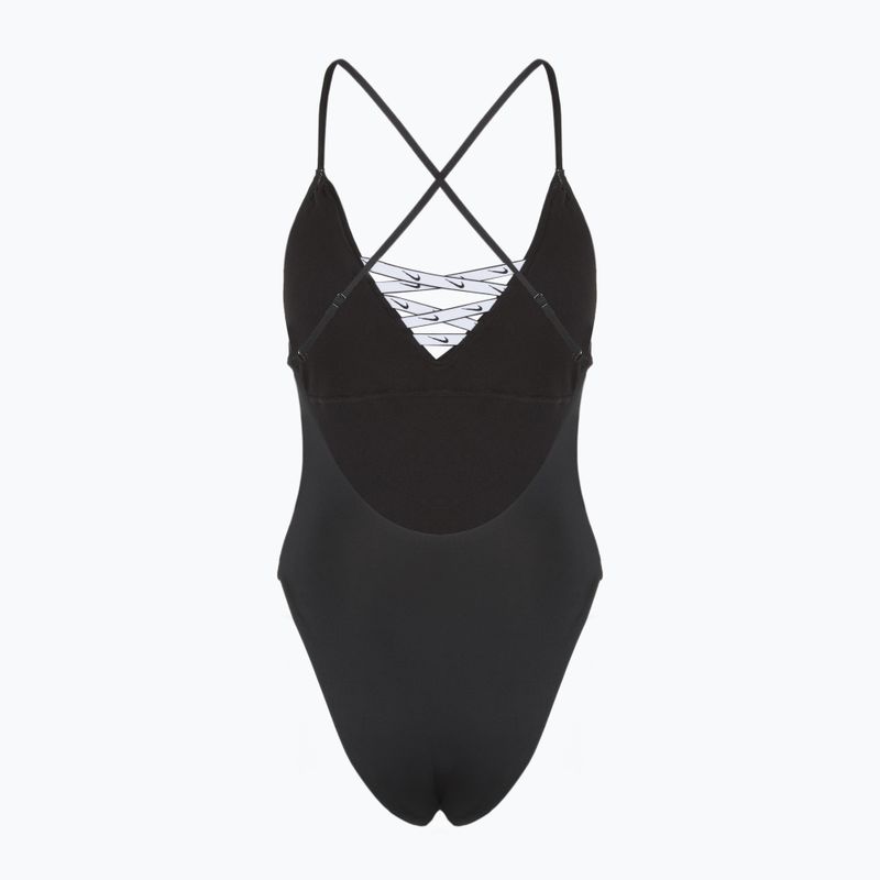 Costum de baie dintr-o piesă pentru femei Nike Sneakerkini 2.0 Crossback black 2