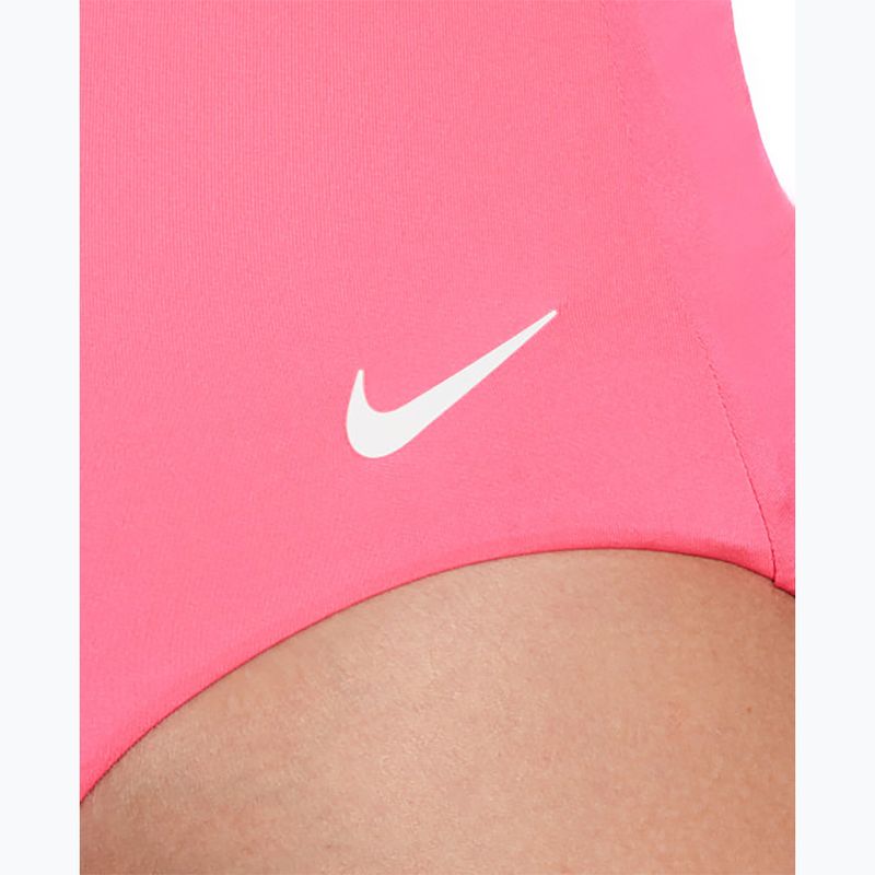 Costum de baie dintr-o piesă pentru femei Nike Essential Asymmetrical hyper pink 4