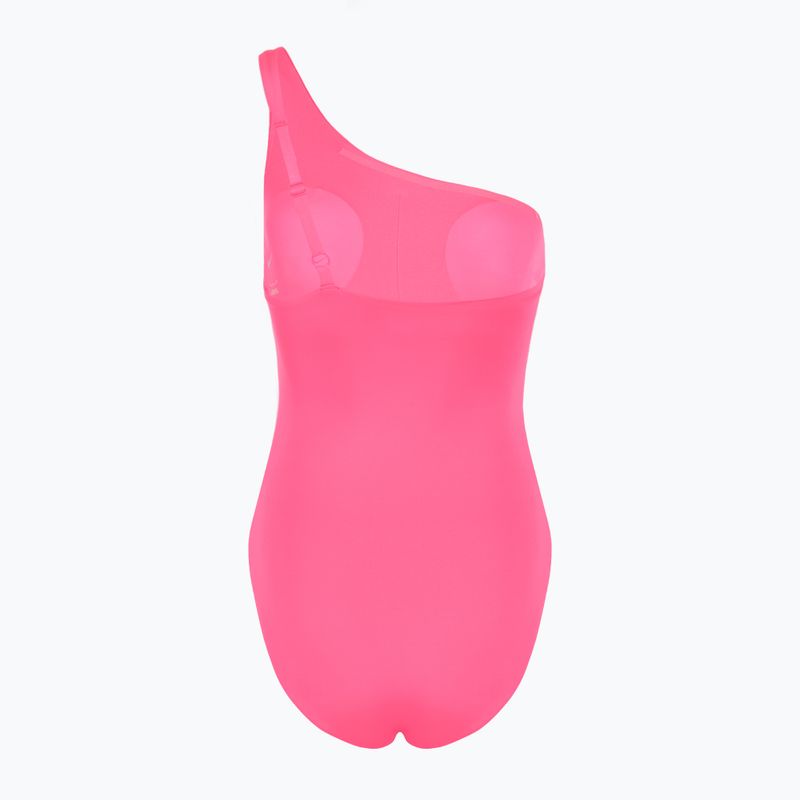 Costum de baie dintr-o piesă pentru femei Nike Essential Asymmetrical hyper pink 2