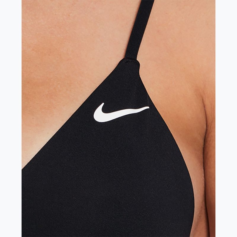 Top costum de baie Nike Essential Triangle Bikini black 4