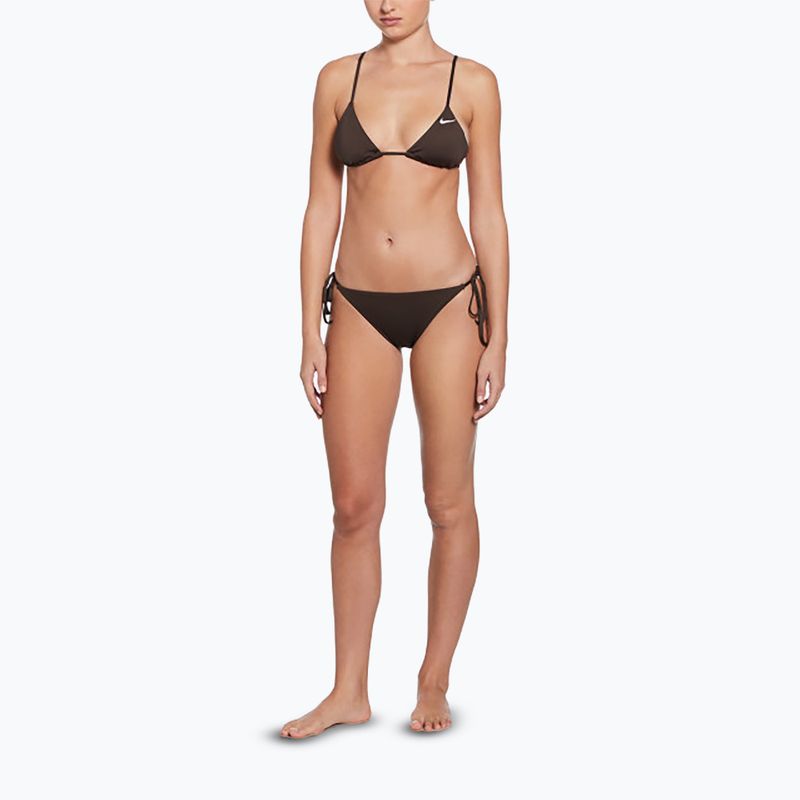 Top costum de baie Nike Essential Triangle Bikini baroque brown 2