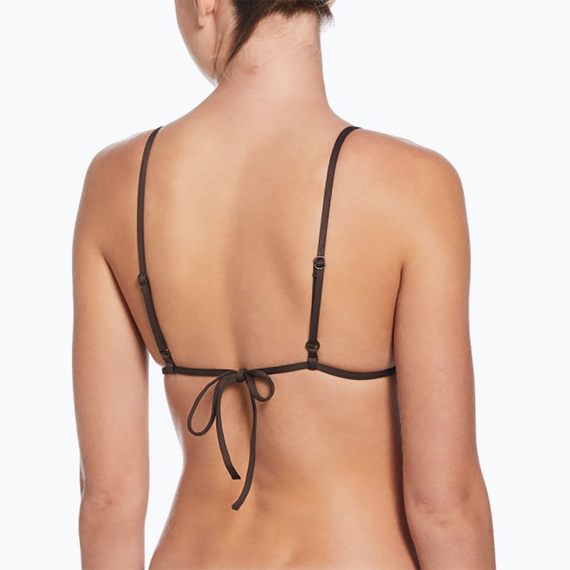 Top costum de baie Nike Essential Triangle Bikini baroque brown 3