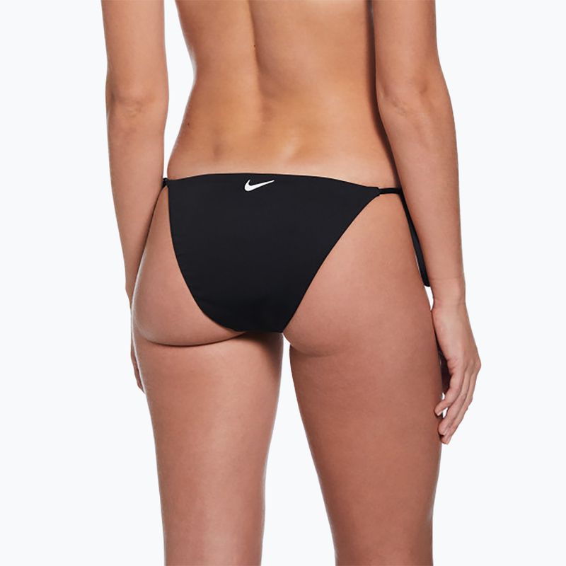 Partea de jos a costumului de baie Nike Essential Tie String Bikini black 3