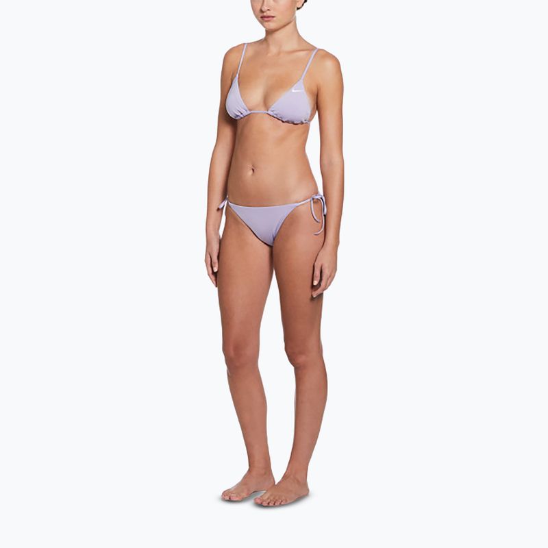 Partea de jos a costumului de baie Nike Essential Tie String Bikini hydrangeas 2