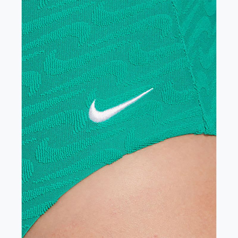 Costum de baie dintr-o piesă pentru femei Nike Swoosh Link Y-Back stadium green 4