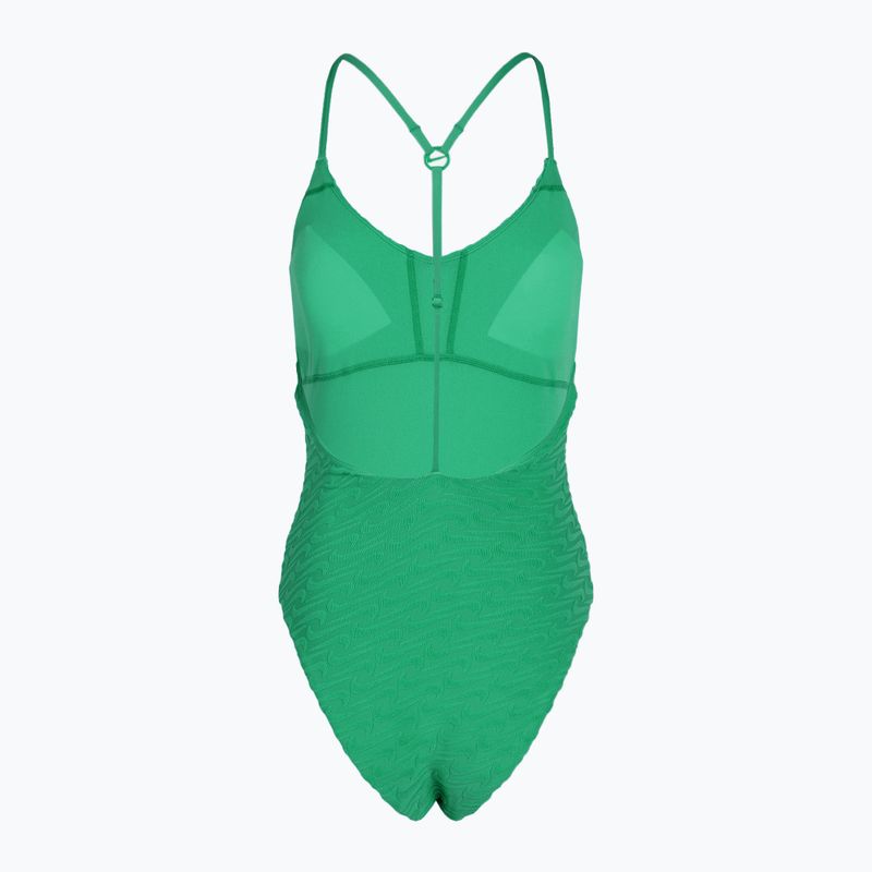 Costum de baie dintr-o piesă pentru femei Nike Swoosh Link Y-Back stadium green 2