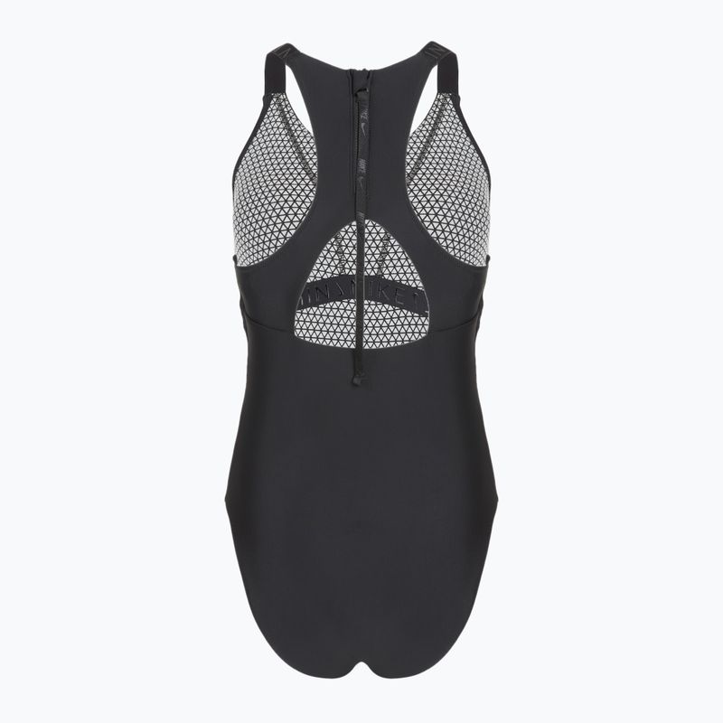 Costum de baie dintr-o piesă pentru femei Nike Hydralock Fusion Racerback black 2
