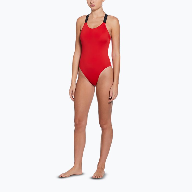 Costum de baie dintr-o piesă pentru femei Nike Hydralock Fusion university red 2