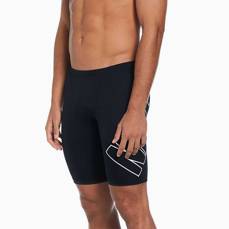 Boxeri de înot pentru bărbați Nike Hydrastrong Jammer black 5