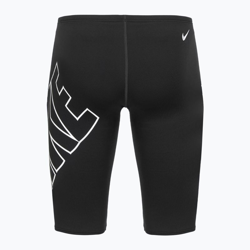 Boxeri de înot pentru bărbați Nike Hydrastrong Jammer black 2