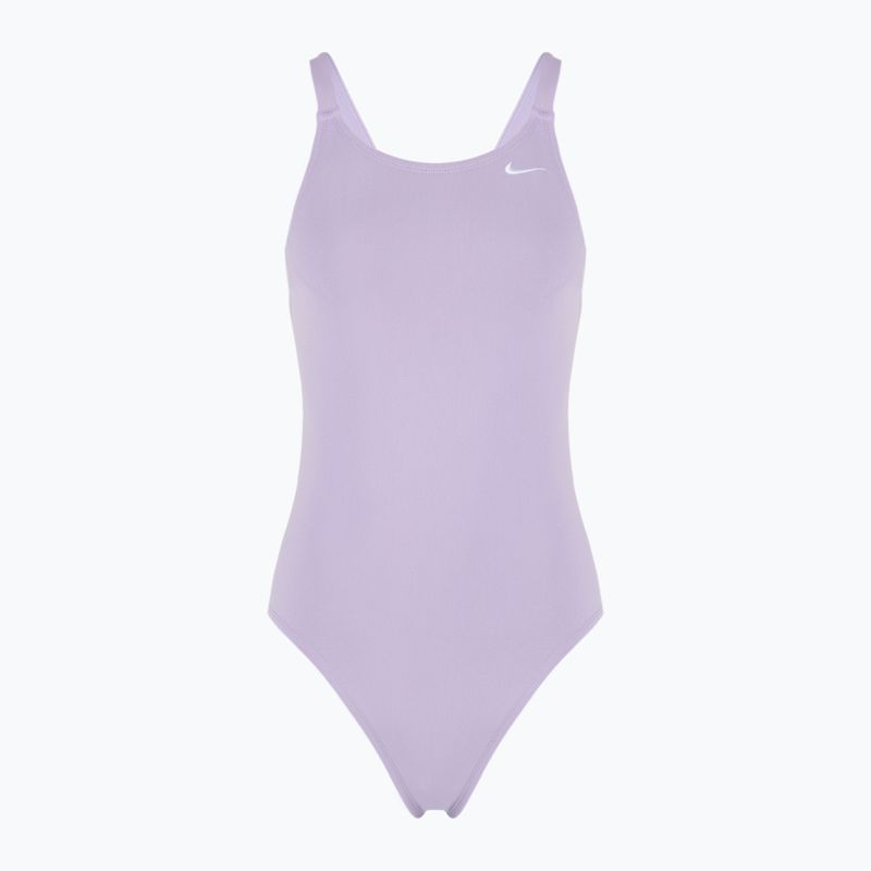 Costum de baie dintr-o piesă pentru femei Nike Hydrastrong Solid Fastback hydrangeas