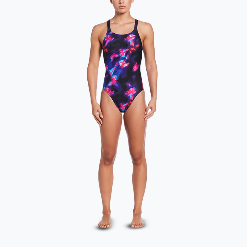 Costum de înot dintr-o piesă pentru femei Nike Hydrastrong Fastback black 2