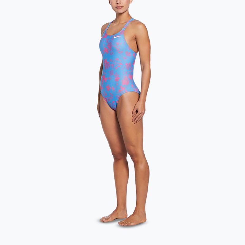 Costum de înot dintr-o piesă pentru femei Nike Hydrastrong Fastback university blue 2