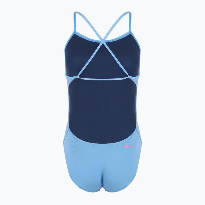 Costum de baie dintr-o piesă pentru femei Nike Hydrastrong Adjustable Crossback university blue 2