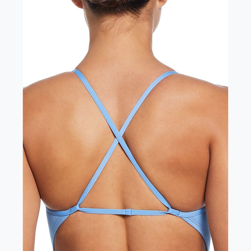 Costum de baie dintr-o piesă pentru femei Nike Hydrastrong Adjustable Crossback university blue 5