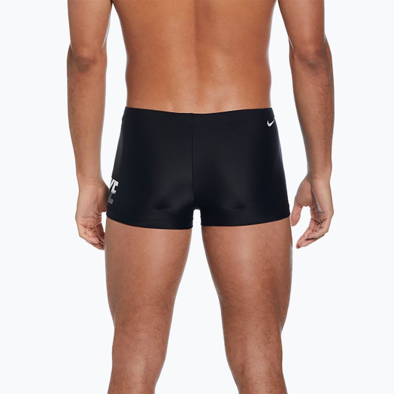 Boxeri de înot pentru bărbați Nike Ocean Merge Square Leg black 3