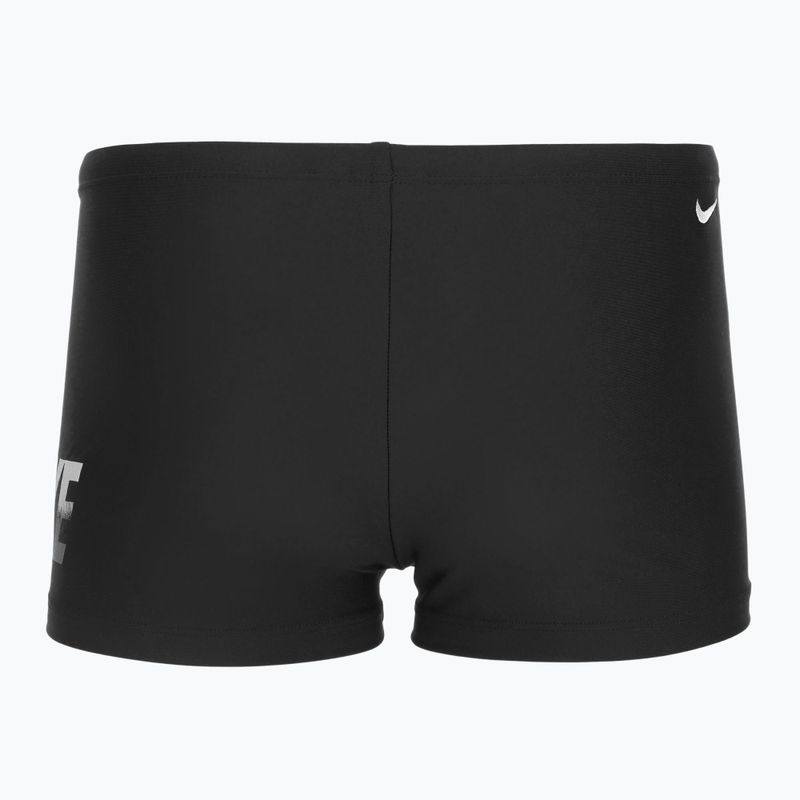 Boxeri de înot pentru bărbați Nike Ocean Merge Square Leg black 2