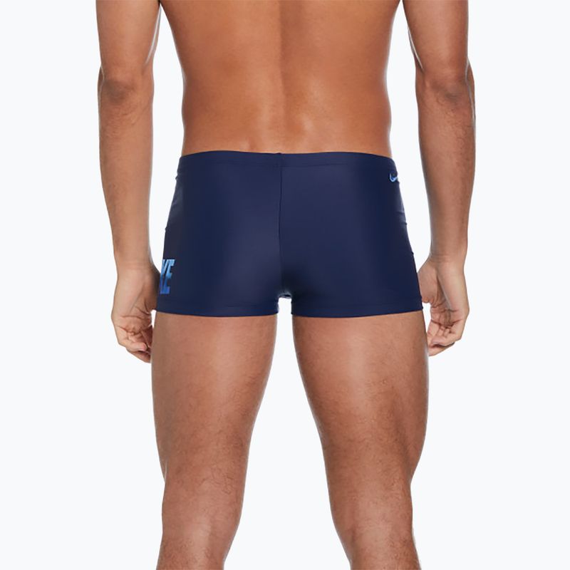 Boxeri de înot pentru bărbați Nike Ocean Merge Square Leg midnight navy 3