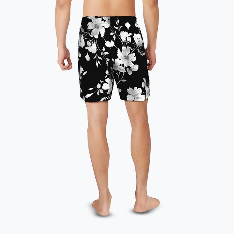 Șort de înot pentru bărbați Nike Fine Floral 7" Volley black 8