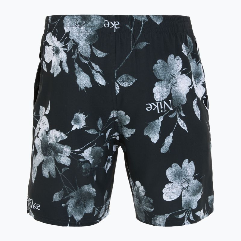 Șort de înot pentru bărbați Nike Fine Floral 7" Volley black 2