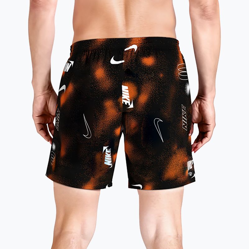Șorturi de baie pentru bărbați Nike Multi Print 7" Volley black 3